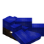 Blue Longer Flat Roof Slab (Framed)