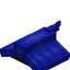 Blue Longer Top Flat Roof (Framed)