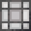 Raster Light Gray Stained Glass Pane