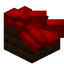 Red Longer Roof Block (Dark Oak)