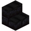 Polished Blackstone Brick Roofed Stairs