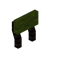 Green Blackwood Raised Seat Back