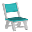 Cyan Folding Chair