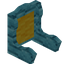 Yellow Blue Bioshroom Fancy Seat Back