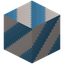 Blue Candy Cane Block