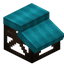 Light Blue Flat Roof Block (Framed)