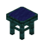 Blue Warped Seat