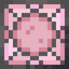 Arched Pink Stained Glass Pane Pillar