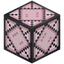 Large Diamond Pink Stained Glass