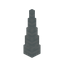 Tall Sediment Stone Stalagmite