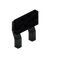 Black Smogstem Raised Seat Back
