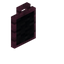 Black Crimson Tall Seat Back