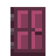 Paneled Crimson Door