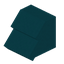 Cyan Concrete Steep Base Roof