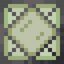 Large Diamond Green Stained Glass Pane
