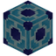 Light Blue Glazed Terracotta Pillar Top
