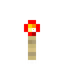 Birch Log Redstone Torch