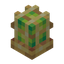 Green Brass Cage Lamp