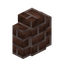 Cracked Umber Brick Wall