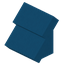 Light Blue Concrete Steep Top Roof