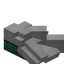 White Longer Roof Slab (Warped)