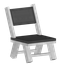 Gray Folding Chair