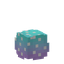 Cyan and Purple with Dots Easter Egg