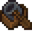 Dark Oak Boat with Cannon