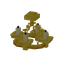 Golden Small Chandelier