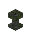 Mossy CobbleStone Standing Torch