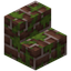Mossy Umber Brick Stairs