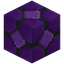 Decorated Purple Glazed Terracotta