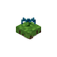 Floating Cyan Flower