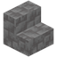 White Dacite Cobblestone Stairs