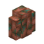 Raw Copper Brick Wall