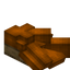 Orange Longer Roof Slab (Oak)