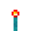 Cyan Wool Redstone Torch