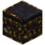 Curly Gilded Blackstone Pillar