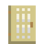 Barred Birch Door