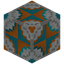 Starry Orange Glazed Terracotta