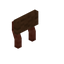 Brown Redwood Raised Seat Back