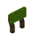 Lime Spruce Raised Seat Back