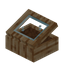 Brown Pine Display Case