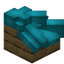 Light Blue Longer Roof Block (Oak)