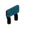 Light Blue Blackwood Raised Seat Back
