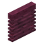 Stripped Crimson Blinds