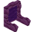 Purple Pink Bioshroom Fancy Seat Back
