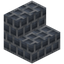 Short Blue Brick Stairs