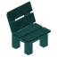 Stripped Warped Park Bench