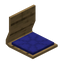 Blue Floor Chair (Oak)